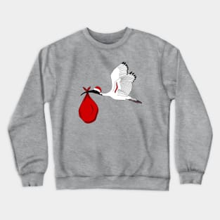 Christmas Delivery Bin Chicken Crewneck Sweatshirt